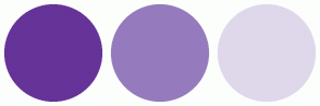 Color Scheme with #663399 #957BBD #DFD8EB